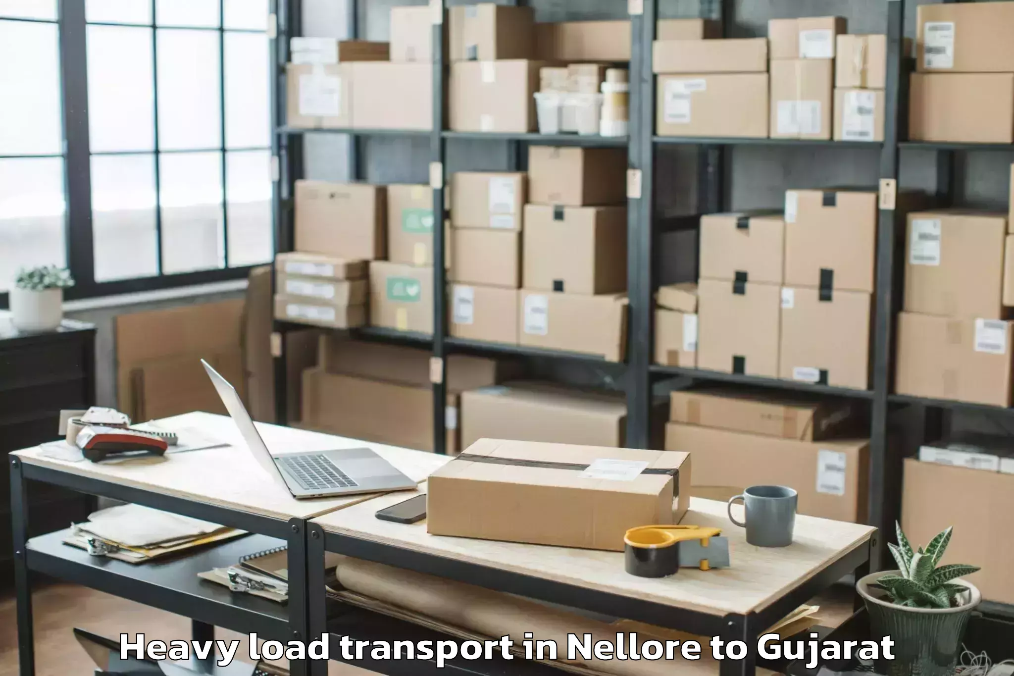 Hassle-Free Nellore to Amirgadh Heavy Load Transport